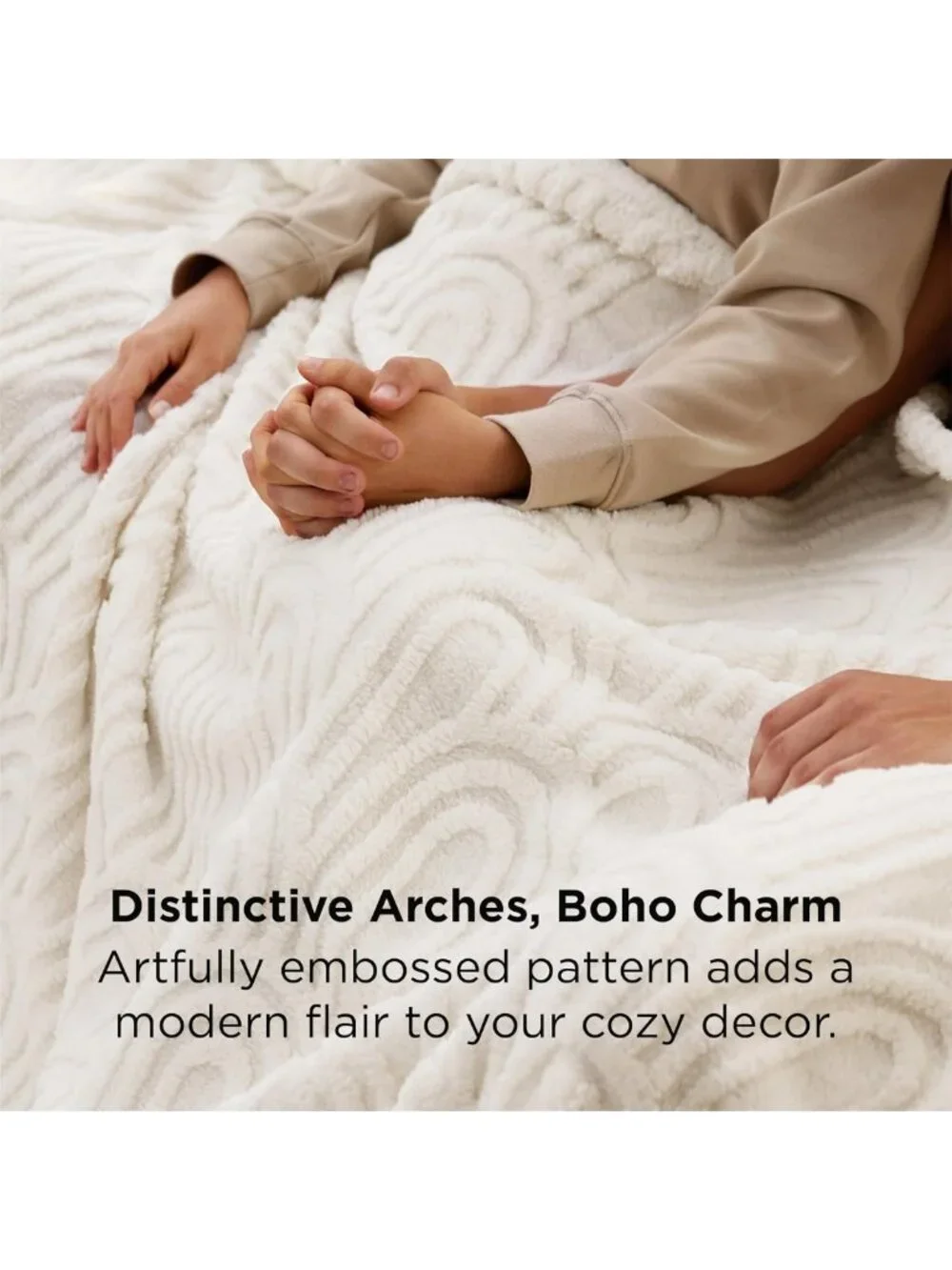Super Soft Cozy Fleece Throw Blanket - Fluffy Couch & Bed Blanket, 50x70 Inches